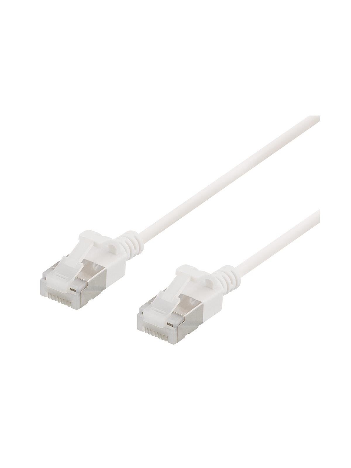 Deltaco patch cable - white - Weiß
