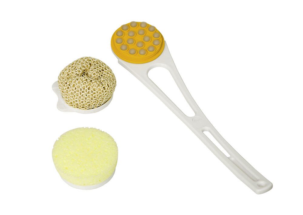 RUSSKA Massagebürsten-Set Kunststoff weiß 10400710