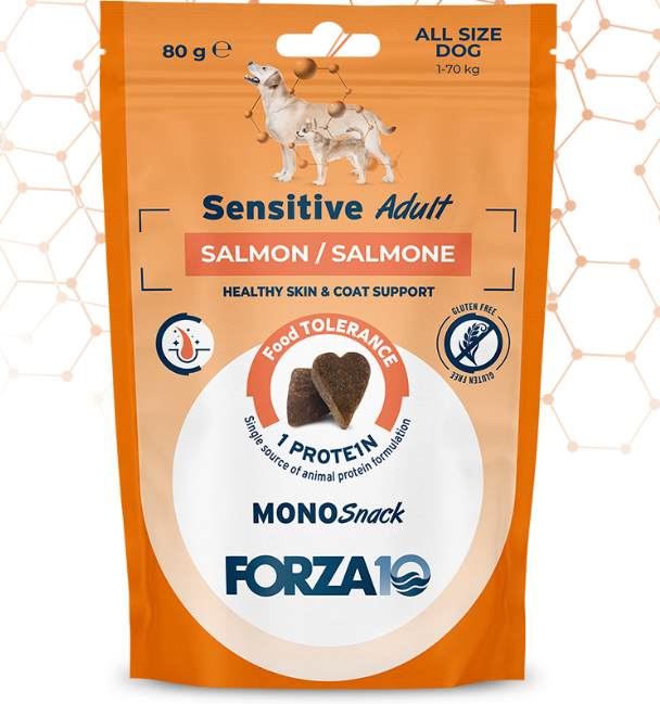 Sanypet F10 Dog Snack Sens Salm 80gr