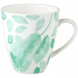 Maxwell & Williams GIVERNY Becher Grün, Kaffeebecher, Teebecher, Tasse, Porzellan, 350 ml, AW0617