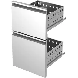Edelstahl-Schubladenblock-Kit (2/5+3/5) x KBR... (K-T25/35)