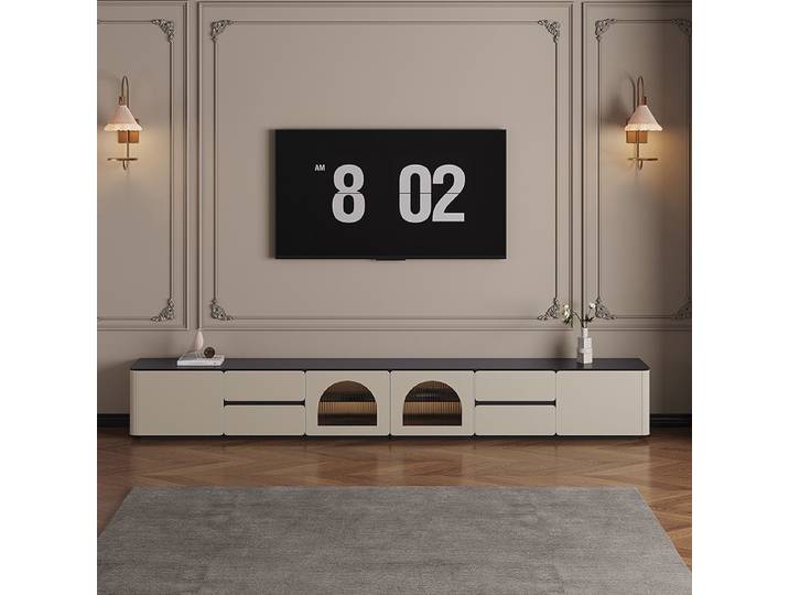 Ornement jeu Meuble Tv nordique luxe montage au sol Meuble Tv esthétique divertissement Meuble télévision Salon meubles de maison