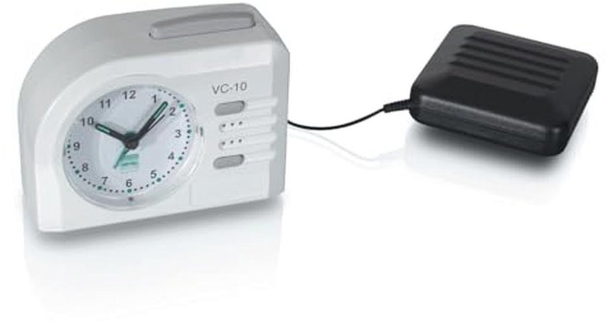 Vibrerende reiswekker met trilfunctie en analoge klok