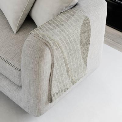 Addison Rugs Premium Machine Washable Geo Sherpa Throw Blanket