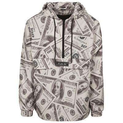 Allwetterjacke MISTERTEE "MisterTee Herren Mister Tee Dollar Windbreaker", Herren, Gr. M, sand, 100% Polyester, unifarben, normal, Rundhals, Jacken