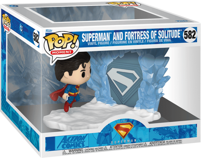 Funko Pop Moment DC Comics Superman Collectible Display Box 6.25 in x 8.25 in