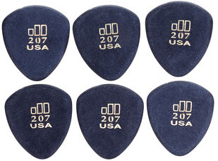 Dunlop Jazztone 207 L 6 Pack Noir
