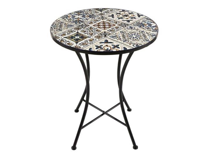 AXI Amélie Table Bistrot Mosaique Bleu Clair Table d'Appoint Bistrot pour l'Extérieur pour Jardin/Balcon/Terrasse - 60 x 60 x