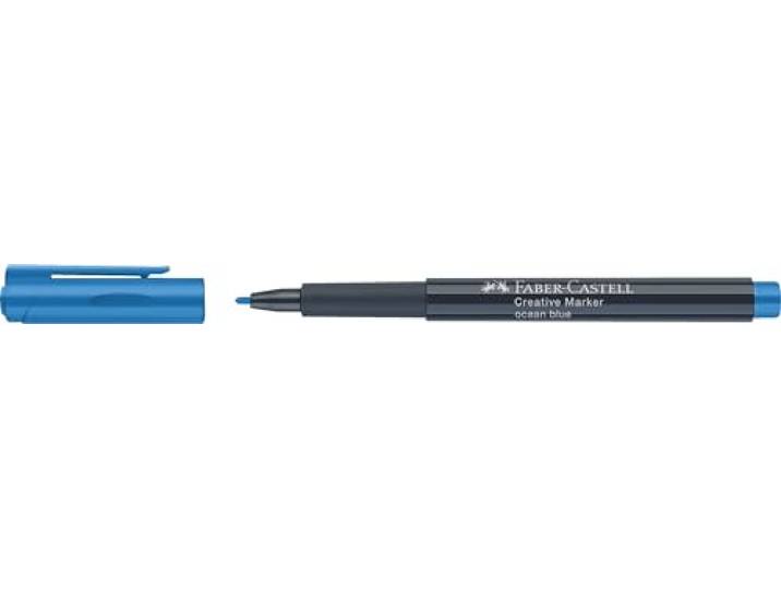 Faber-Castell Creatieve markeerpen, 6 kleuren zomerbries, kleuren, tekenen, schrijven, kunst thuis, kantoor kunstenaarsbenodigdheden