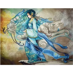 Diamond Dotz Diamond Painting Drachenprinzessin