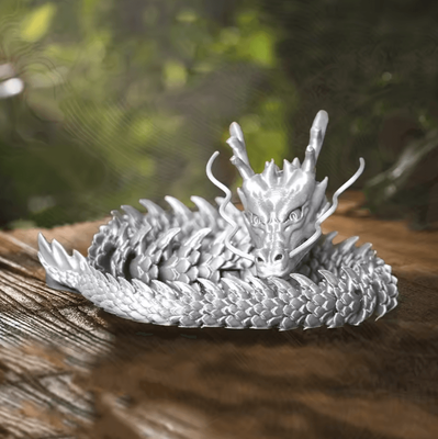Inspire Curations 30 90cm 3D Printed Articulated Dragon Flexible Moving Joint Display Ornament 11 30cm