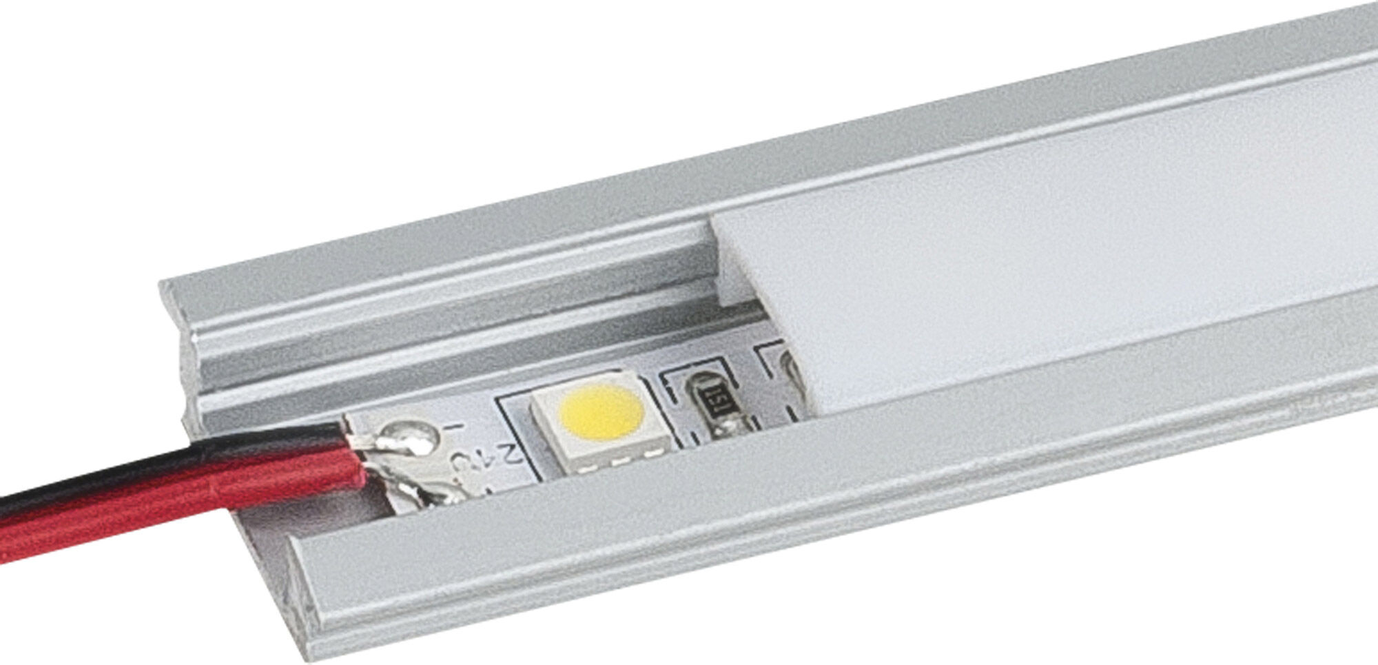 Artecta Profile Pro 1 Einbauleuchte Länge 2 M – Silber