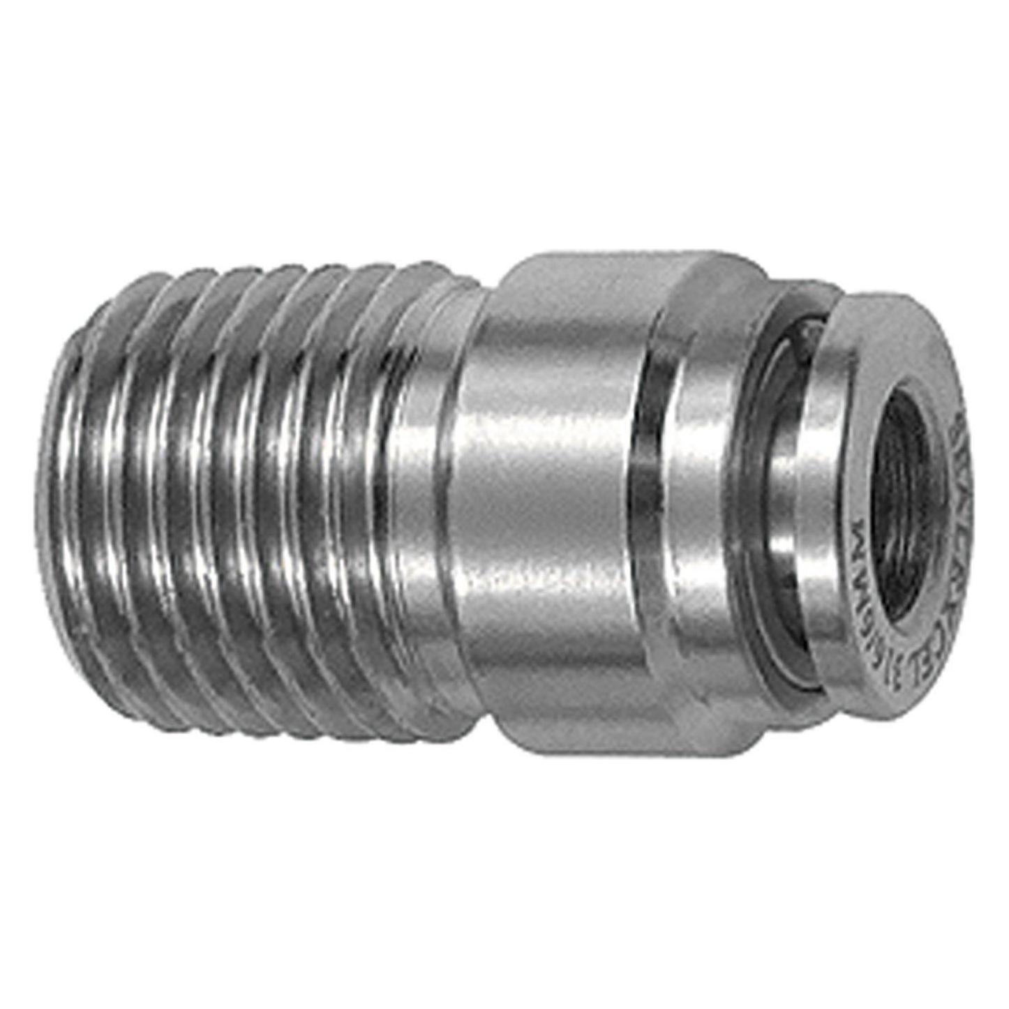 Riegler 850.012-10 ES (135119) Gerade Steckverschr., rund, R (10 mm) (850.012-10 ES)