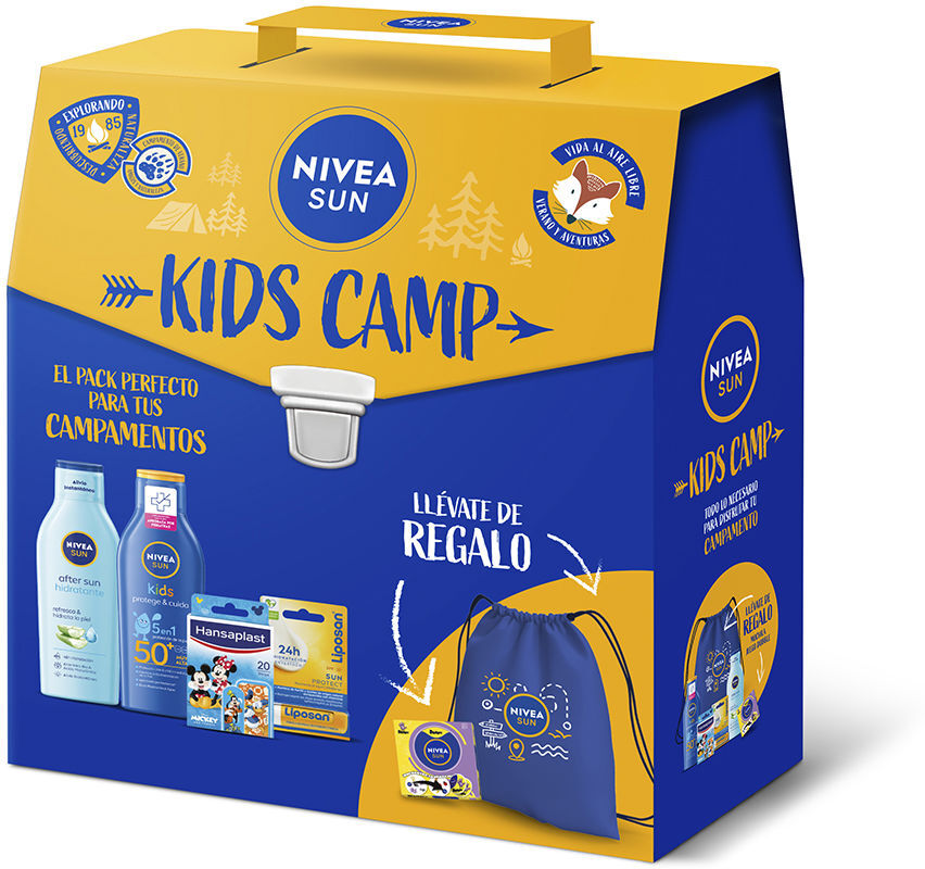 Nivea Valise de camping pour enfants Sun Kids, 5 pièces