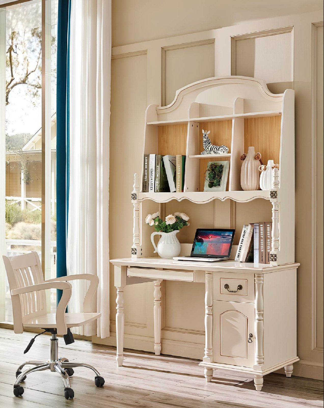 AEA Bureau Set met Bureau en Kast voor Home Office