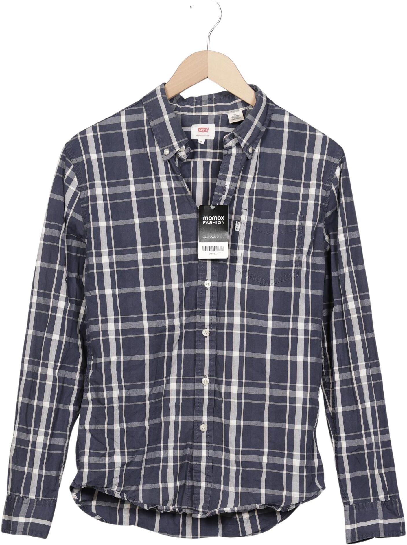 Levis Herren Hemd, Mehrfarbig, Gr. M, Baumwolle - Second Hand