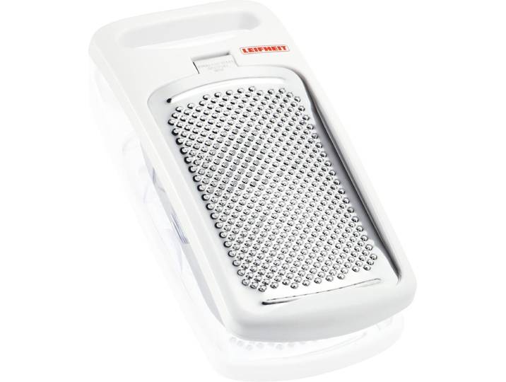Leifheit Comfortline nootmuscaat rasp - incl. opvangbak - vaatwasserbestendig - wit