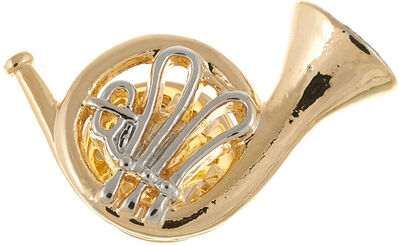 ART of Music Pin French Horn vergoldet