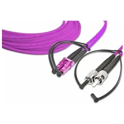 2x Lightwin Patchkabel,Multimode LC-ST 2m OM4 (2 m), Netzwerkkabel