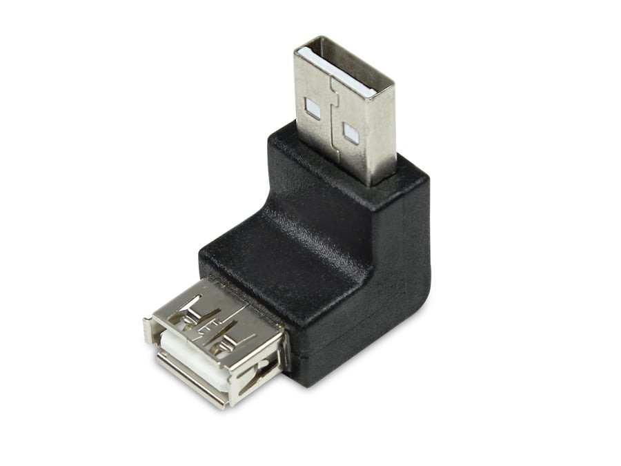 LogiLink USB 2.0 adapter Type A naar Type A, zwart