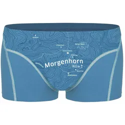 EIN SCHÖNER FLECK ERDE Herren Boxershorts - Shorts, Print, Bio-Baumwolle Morgenhorn (Himmelblau) / M