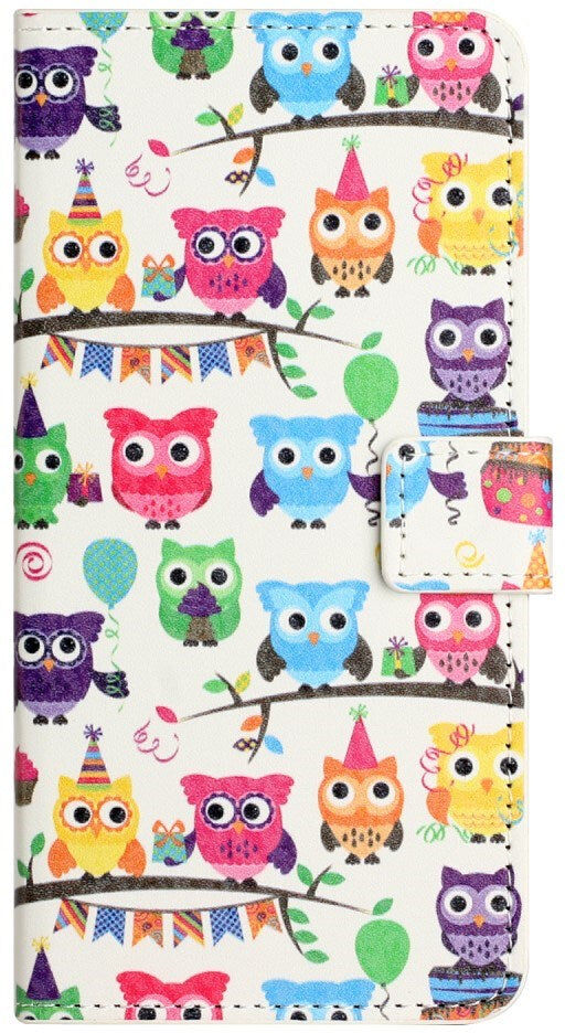 EIDERWOOD Motorola Moto G55 Flip Case inkl. Pung og Ståfunktion - Ugler