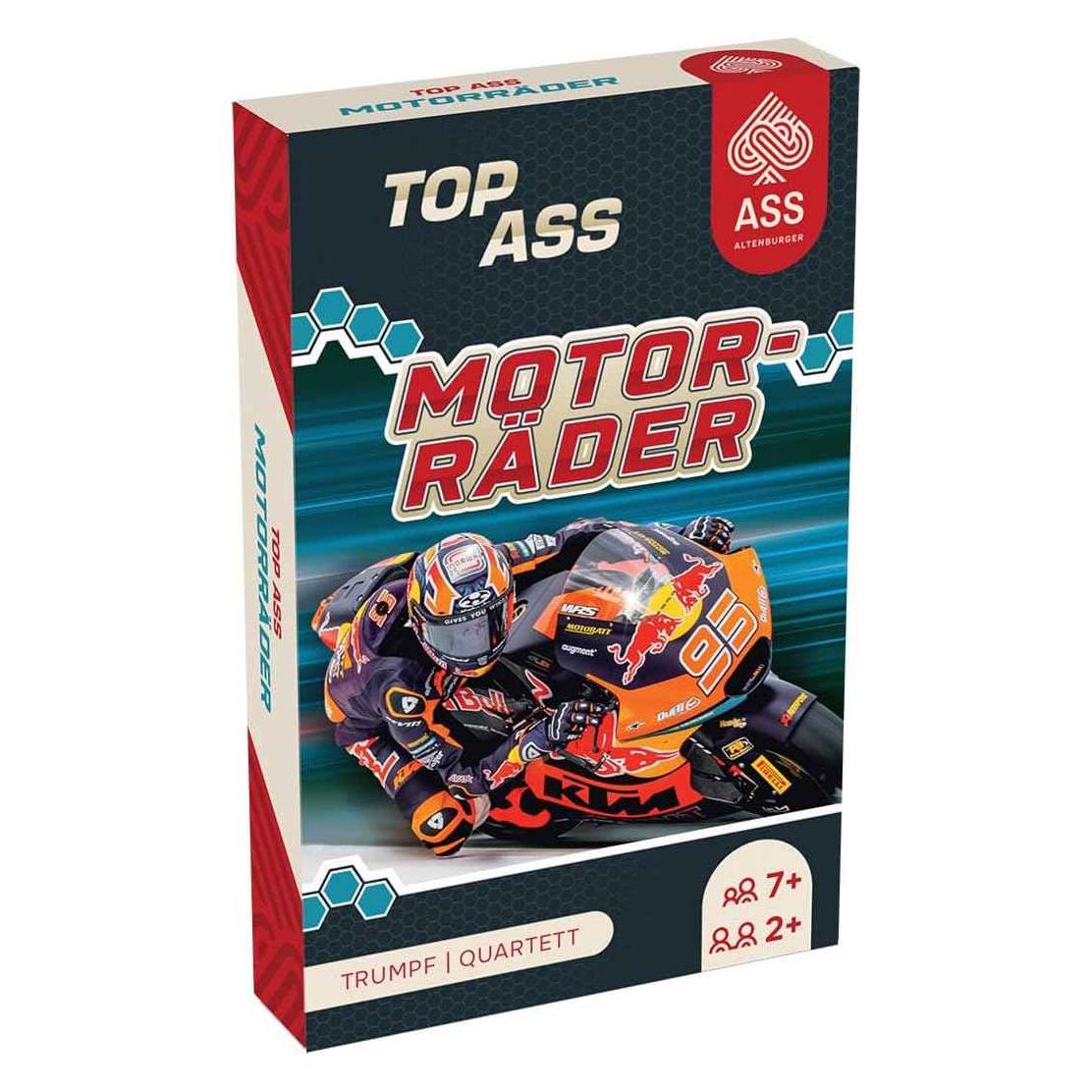 Cartamundi Quartett Motorräder TOP ASS FSC (Deutsch, 2 Spieler) (10054671-0001)