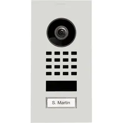 DoorBird D1101V Unterputz IP Video Türsprechanlage – RAL 9016