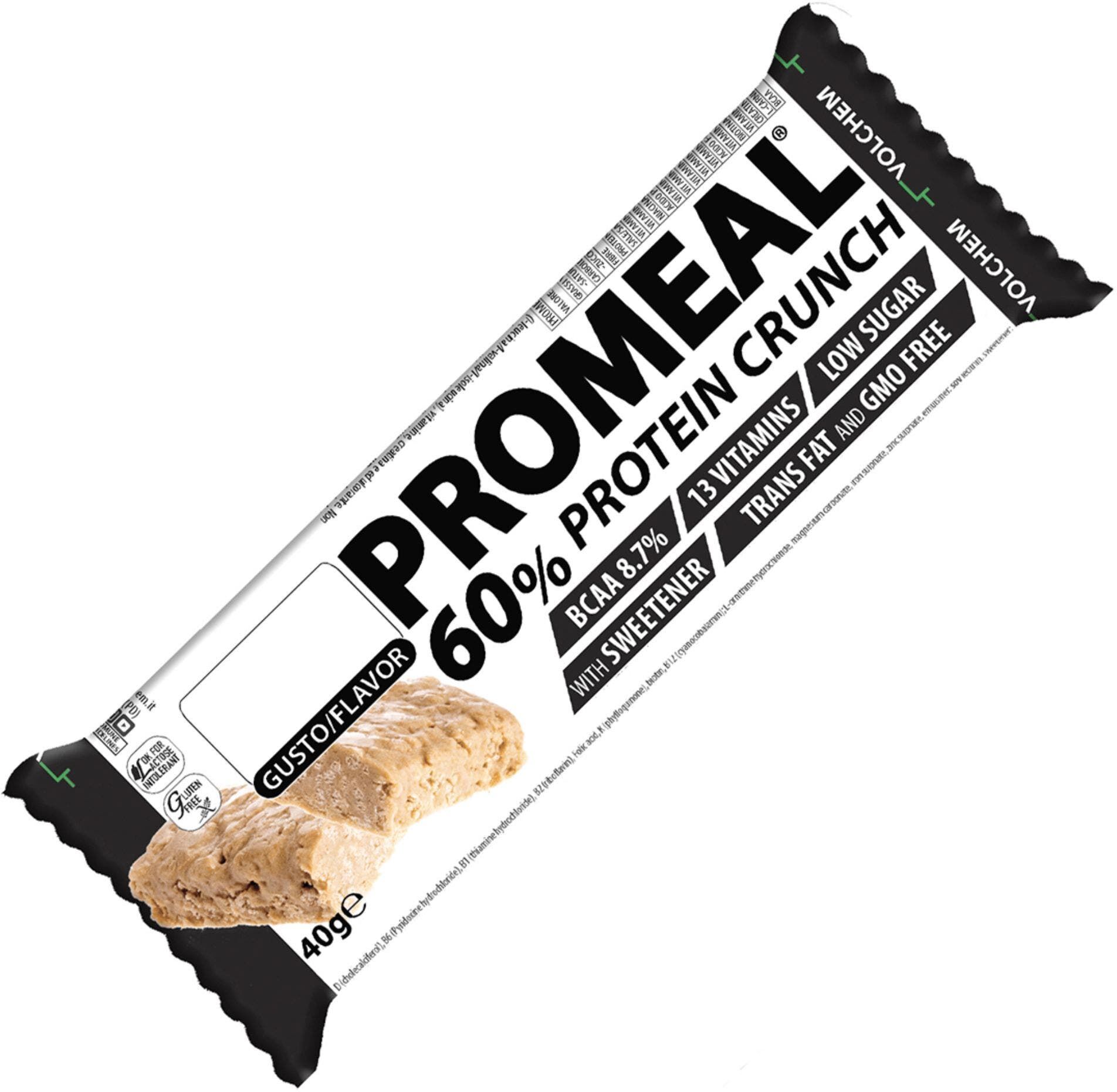 VOLCHEM Promeal Protein Crunch 60% 1 Barretta Da 40 Grammi 