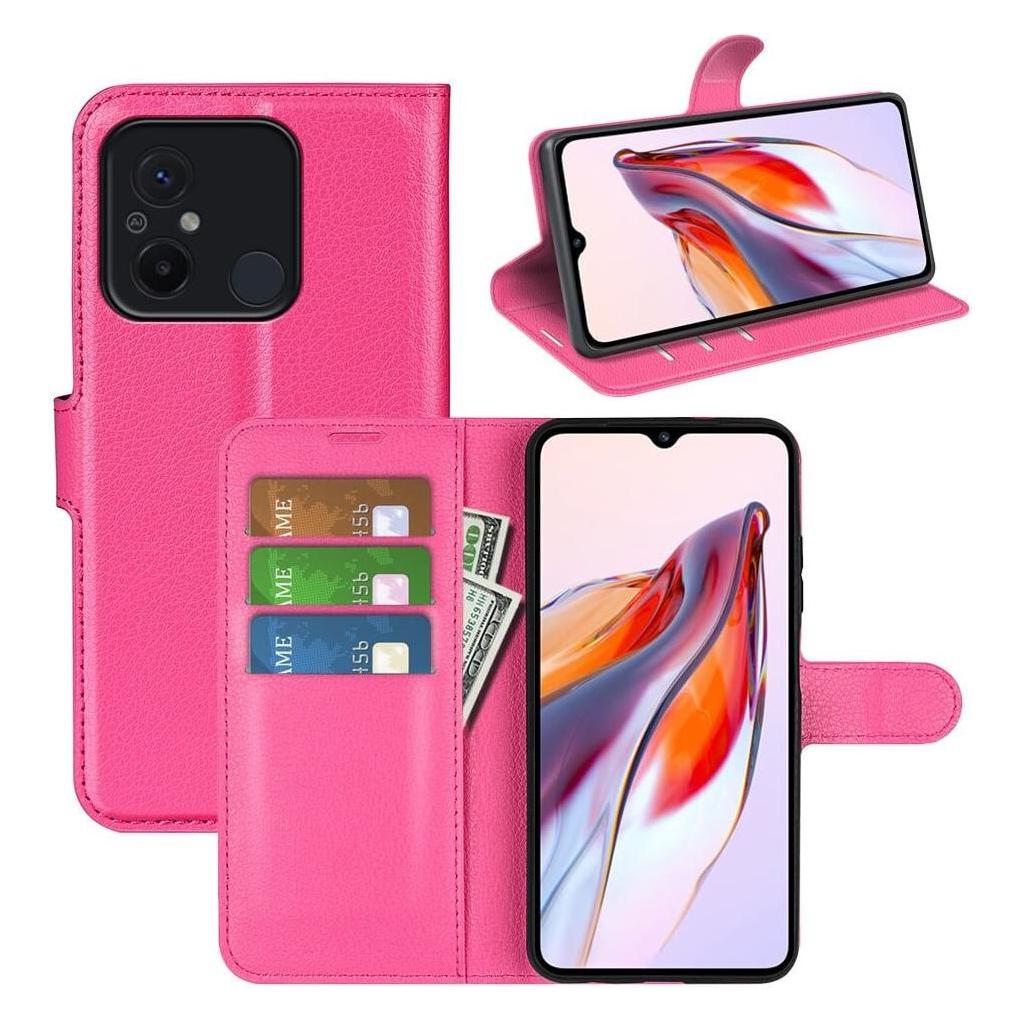 Cover-Discount Xiaomi Redmi 12C - Leder Etui Hülle pink (Xiaomi Redmi 12C) (660130133G)