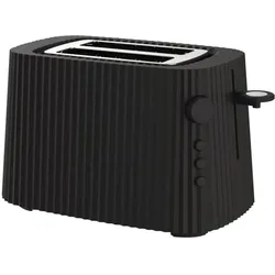 Alessi Plissé Toaster, Toaster, Schwarz