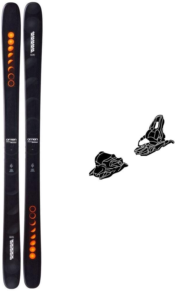K2  - Pack Ski Omen Team - 163 + 11.0 Tp 100mm Black Anthracite - Ski