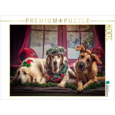 CALVENDO Puzzle Die drei heiligen Hundekönige | 1000 Teile Lege-Größe 64x48cm Foto-Puzzle für glückliche Stunden