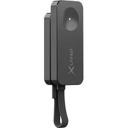 XLAYER 220588 - Wireless Ladegerät, 3-in-1, Power Stick, 1x USB-C, schwarz