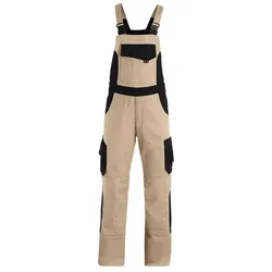 FHB Latzhose ECKHARD 130630 TWILL Gewebe Arbeitshose mit Knietaschen