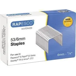 Rapesco Heftklammern 0749 53/6mm verzinkt
