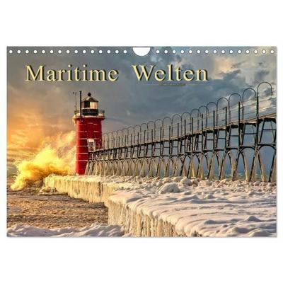 Maritime Welten (Wandkalender 2026 DIN A4 quer), CALVENDO Monatskalender
