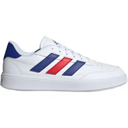 adidas Courtblock Sneaker Herren IF4032 - cloud white/cloud white/better scarlet 44 2/3