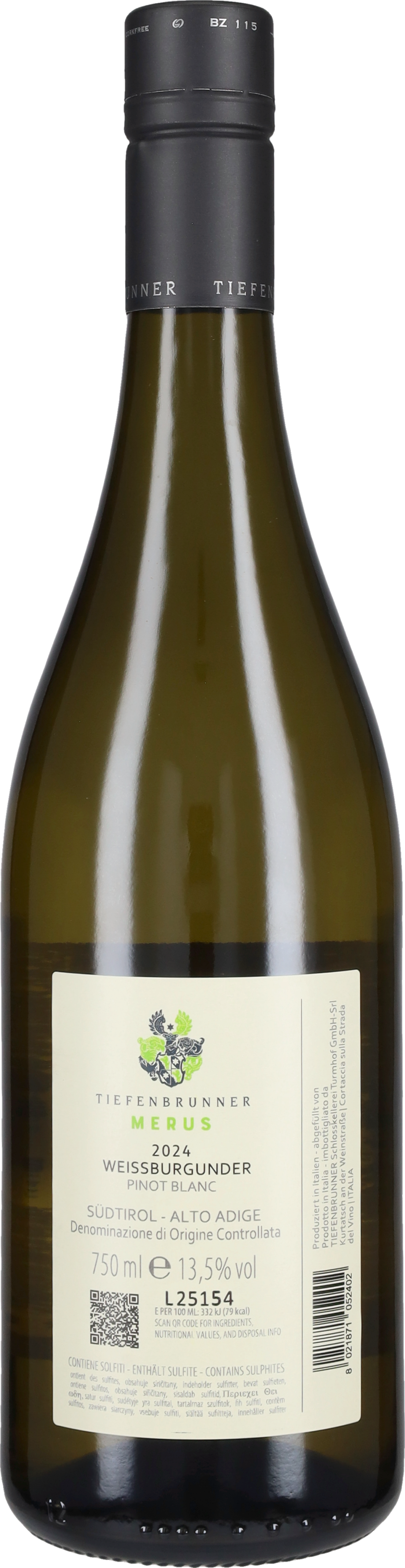 Pinot Bianco 'Merus' Tiefenbrunner 2024