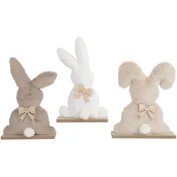 Dekofigur FLUFFY RABBIT (BHT 6x31,50x20 cm) - BHT 6x31,50x20 cm