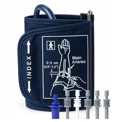 Pulox 1-Schlauch Blutdruckmanschette (15 - 24 cm) - inkl. Adapter 1 St
