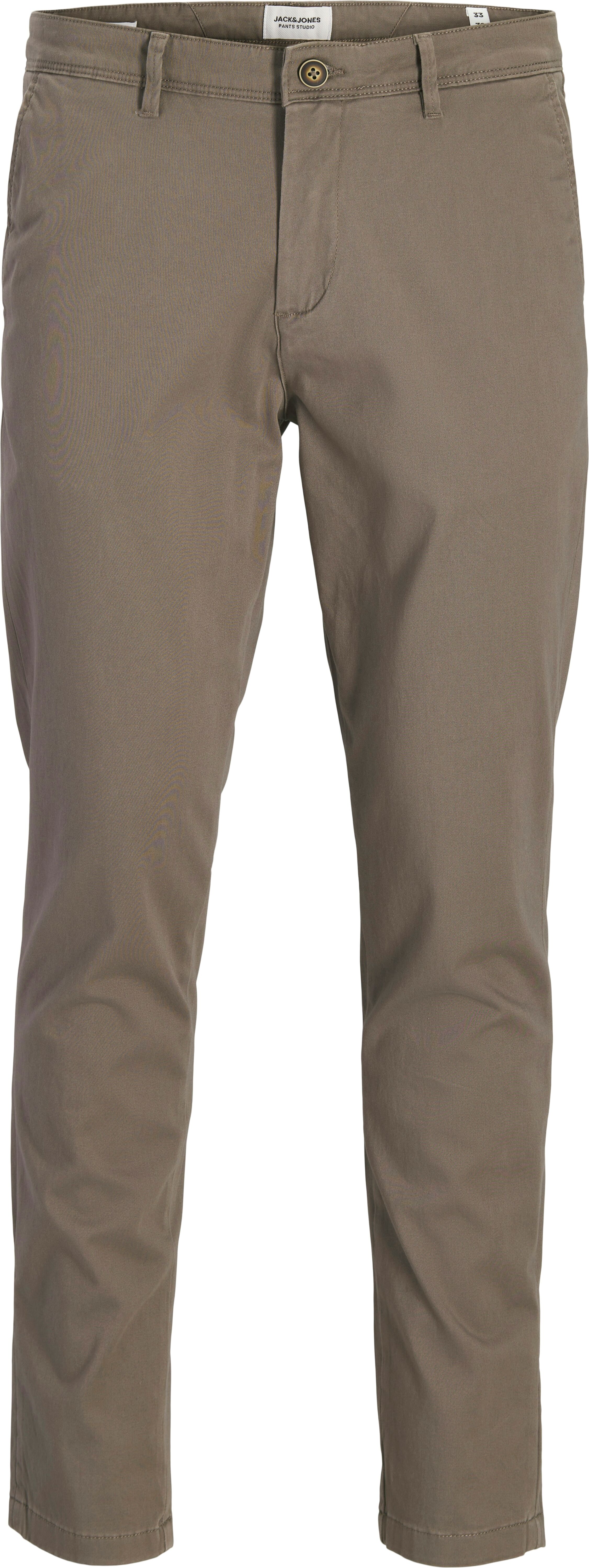 Jack & Jones "JJIMARCO mit Badge und hohem Tragekomfort" unifarben, modisch, slim fit, Baumwollmischung