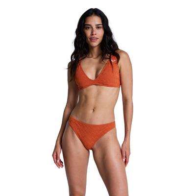 Bikini-Hose ROXY "Current Coolness Hipster", Damen, Gr. M, orange (ginger spice), Obermaterial: 91% Nylon, 9% Elasthan., Badehosen Bikini-Hose