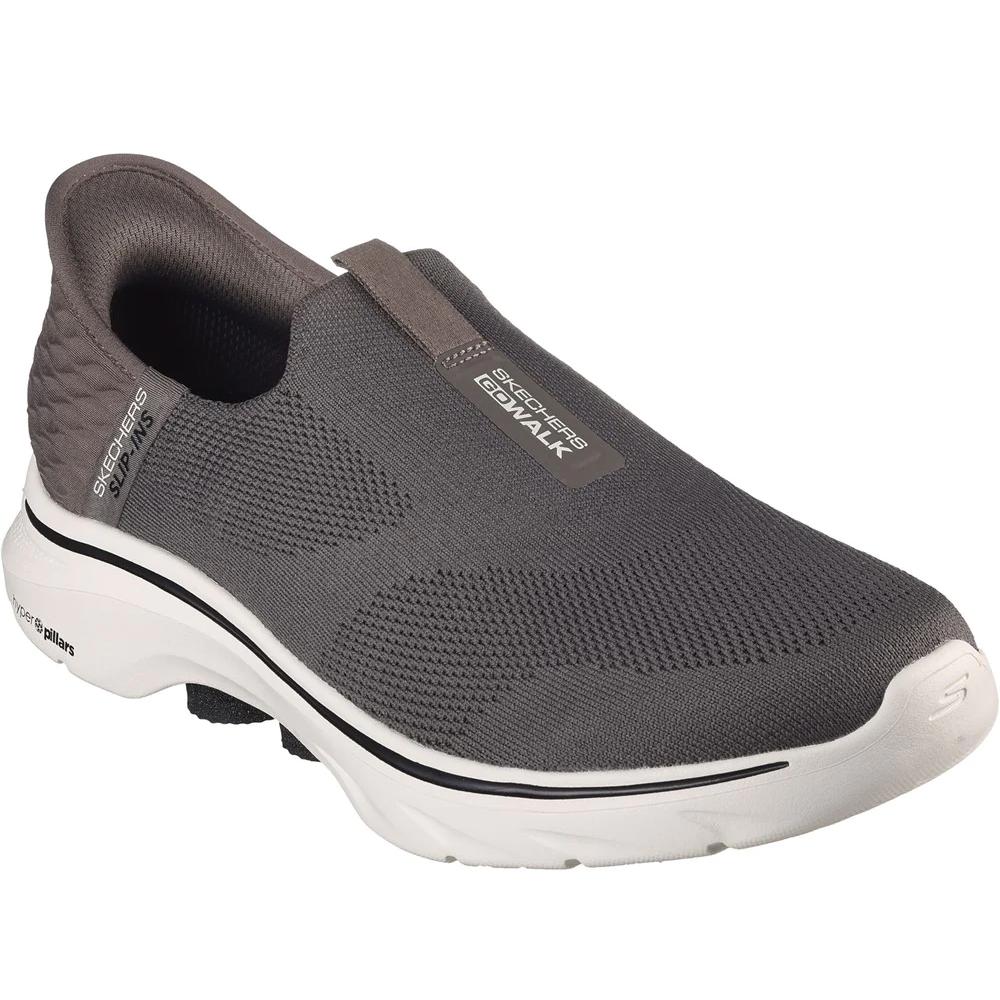 Skechers Heren Go Walk 7 - Easy On 2 Schoenen (Bruin)