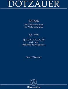 Bärenreiter Dotzauer Etüden Cello 1