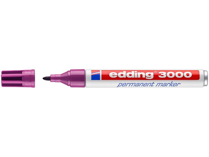 edding Permanentmarker 3000 rotviolett