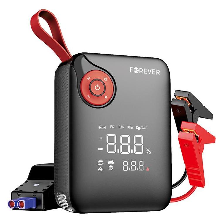 Forever Jumpstarter 4in1 JS-400 7200mAh schwarz-rot (600 A, 7200 mAh) (52340812)
