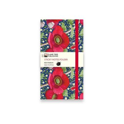 Haftnotizenfolder: Bex Parkin, Rote Mohnblumen