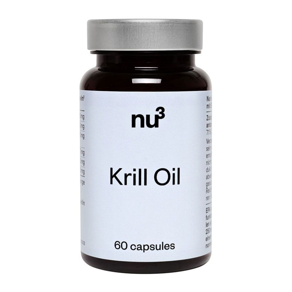 nu3 Premium Krillöl 60 St Kapseln