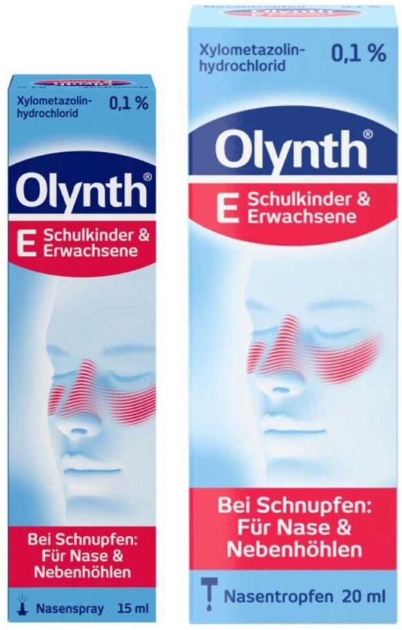 Olynth 0,1% 20 ml Nasentropfen + Olynth 0,1% 15 ml Nasenspray